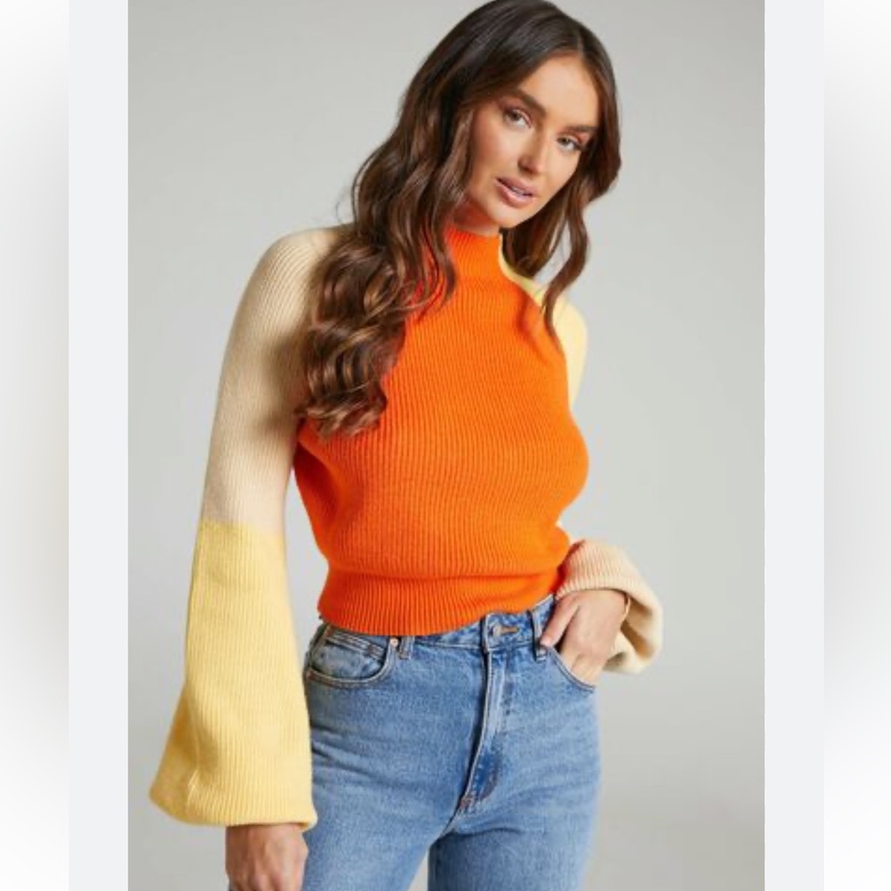 Showpo Kensley color block sweater size 4